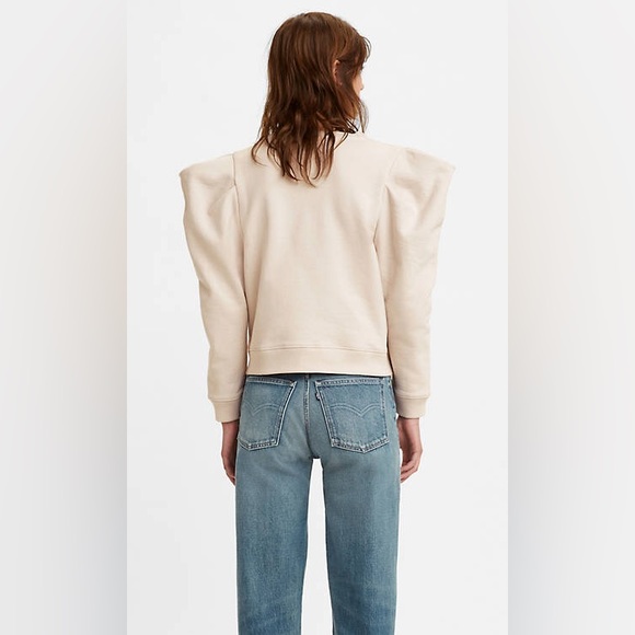 Levi’s Made & Crafted Angel Sleeve Sweater Puff Shoulder - Picture 11 of 16